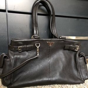 Prada Vitello Daino Black leather bag BR 2703